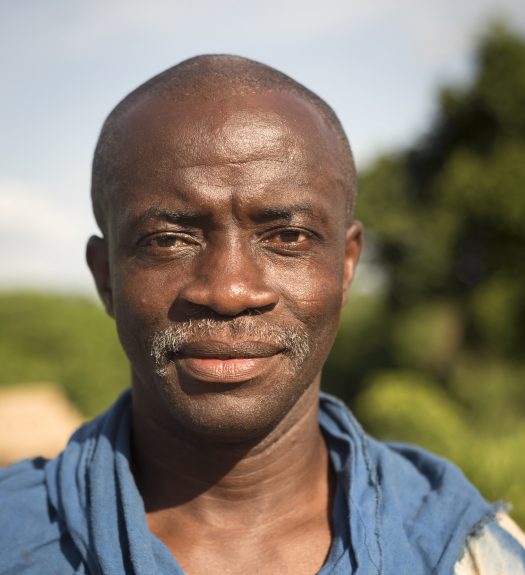 Portrait of Kwame, a cocoa farmer in Ghana