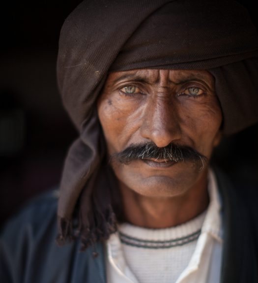 Portrait of a Fairtrade cotton farmer in India