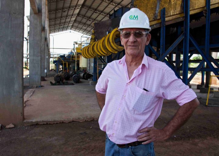 Portrait of an engineer at a Fairtrade certified sugar factory in Paraguay.