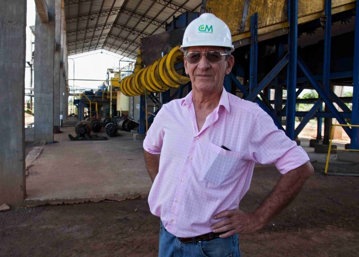 Portrait of an engineer at a Fairtrade certified sugar factory in Paraguay.