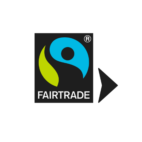 Fairtrade mark with arrow