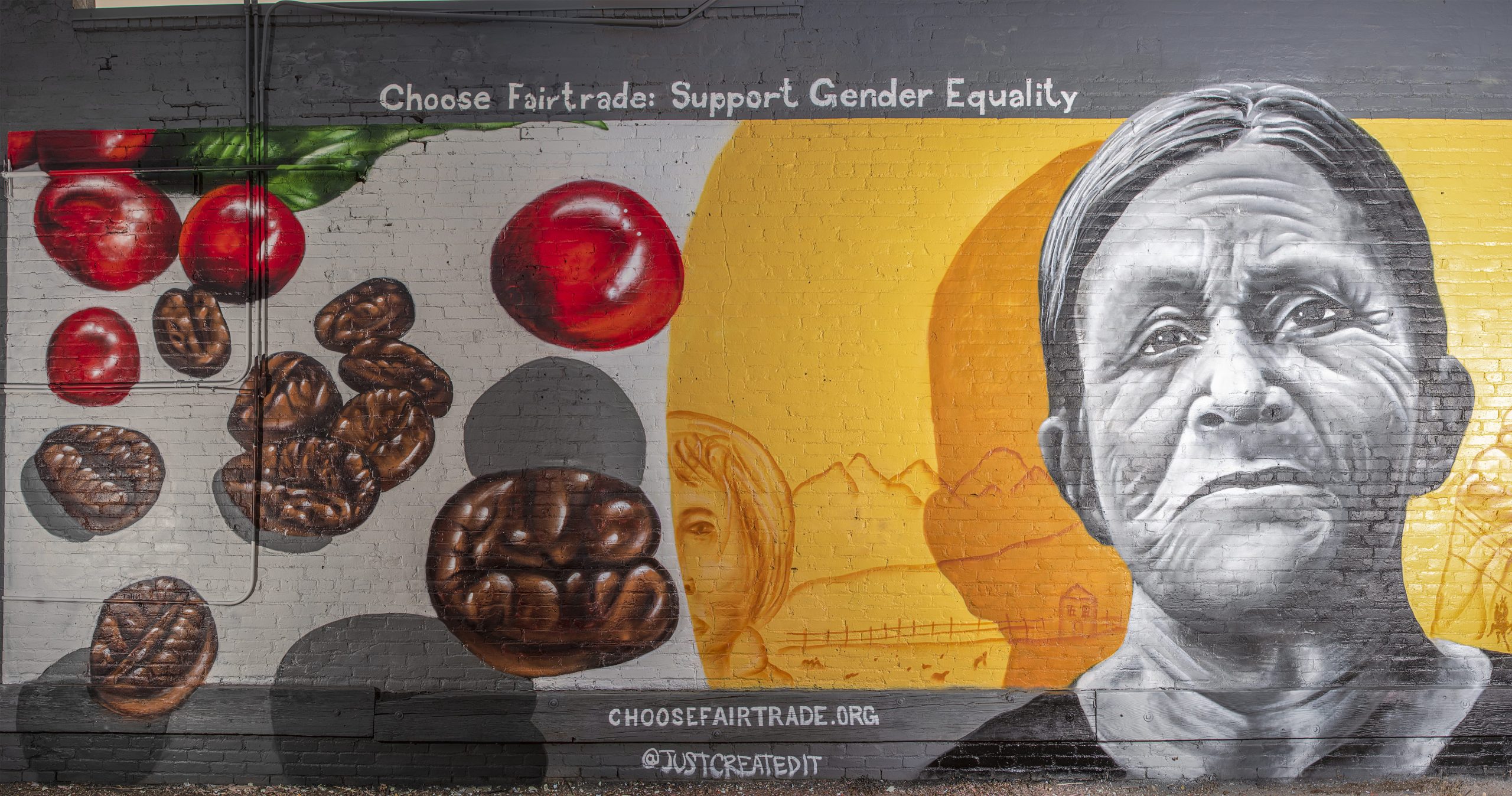Denver Fairtrade mural