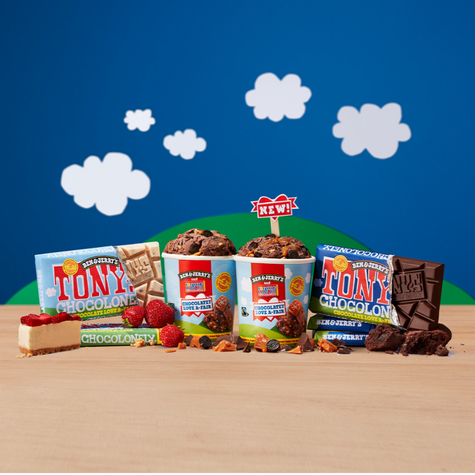 Photos of B&Js x Tony's collaboration products