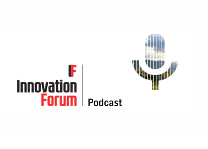 Logo for the Innovation Forum Podcast.